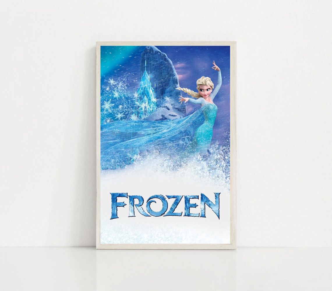 Frozen MOVIE Poster Canvas Wall Art Home Decor (No Frame)