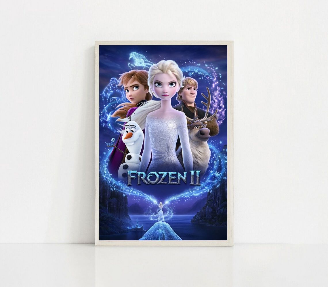 Frozen MOVIE Poster Canvas Wall Art Home Decor (No Frame)