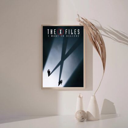 The X-Files I Want to Believe MOVIE Poster Canvas Wall Art Home Decor (No Frame)