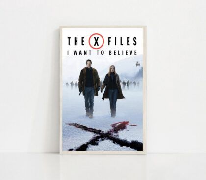 The X-Files I Want to Believe MOVIE Poster Canvas Wall Art Home Decor (No Frame)