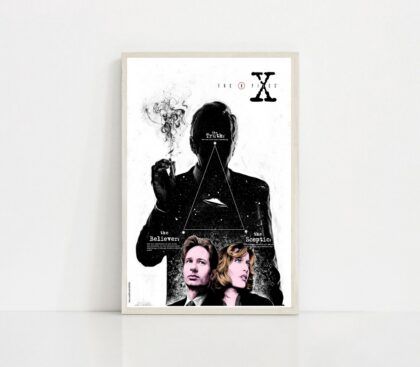 The X-Files I Want to Believe MOVIE Poster Canvas Wall Art Home Decor (No Frame)
