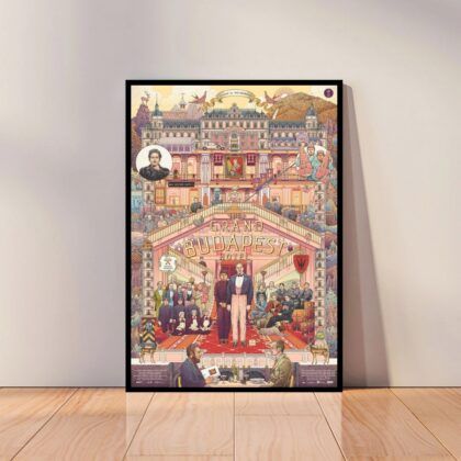 The Grand Budapest Hotel Movie Poster Canvas Wall Art Home Decor (No Frame)