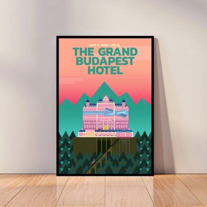 The Grand Budapest Hotel Movie Poster Canvas Wall Art Home Decor (No Frame)