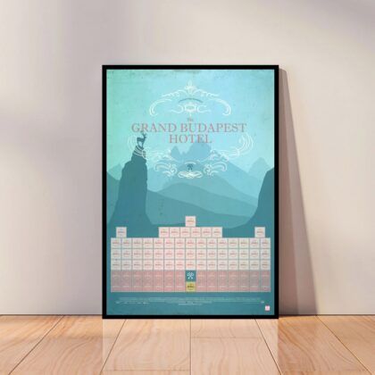 The Grand Budapest Hotel Movie Poster Canvas Wall Art Home Decor (No Frame)