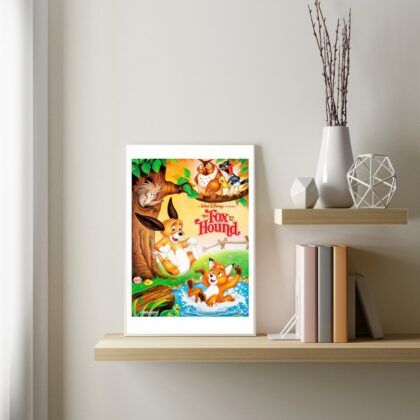 The Fox and the Hound MOVIE Poster Canvas Wall Art Home Decor (No Frame)