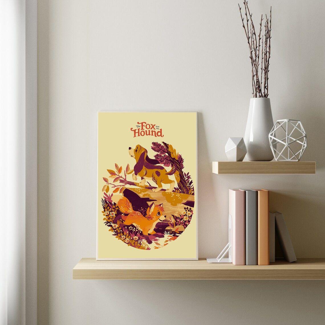 The Fox and the Hound MOVIE Poster Canvas Wall Art Home Decor (No Frame) - Image 3