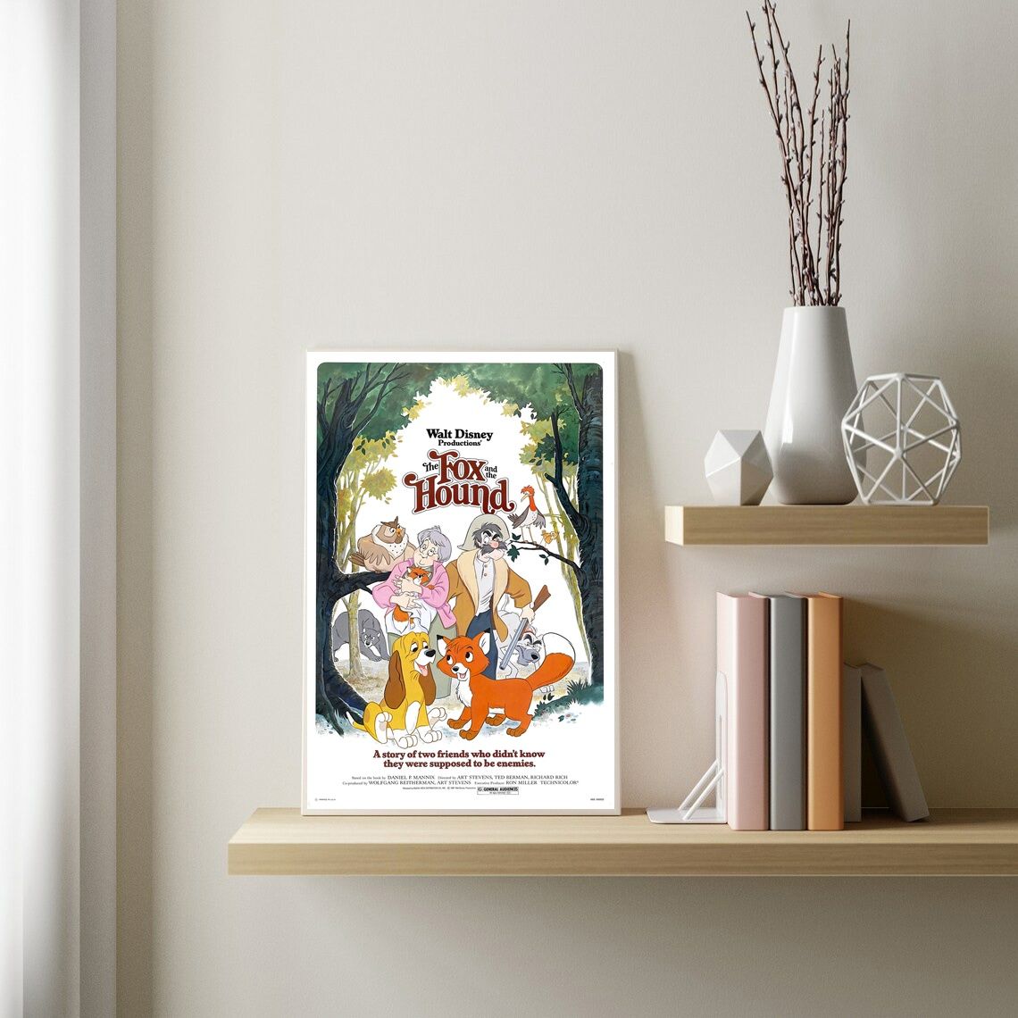 The Fox and the Hound MOVIE Poster Canvas Wall Art Home Decor (No Frame) - Image 3
