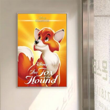 The Fox and the Hound MOVIE Poster Canvas Wall Art Home Decor (No Frame)