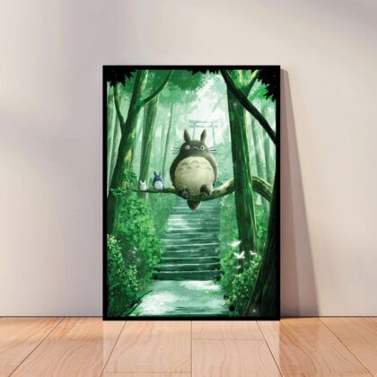 My Neighbor Totoro Anime Poster Canvas Wall Art Home Decor (No Frame)