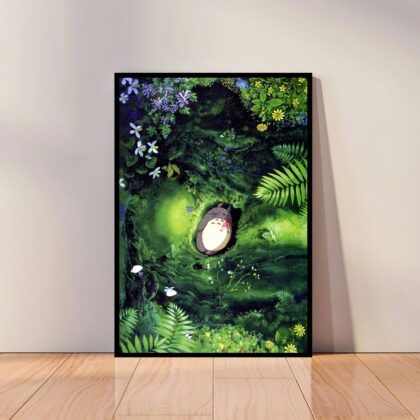 My Neighbor Totoro Anime Poster Canvas Wall Art Home Decor (No Frame)