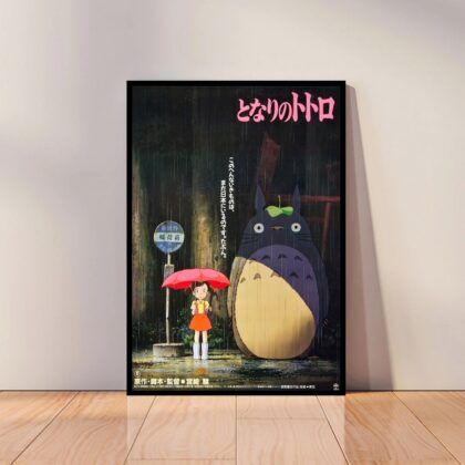 My Neighbor Totoro Anime Poster Canvas Wall Art Home Decor (No Frame)