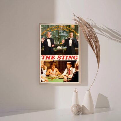 THE STING 1973 MOVIE Poster Canvas Wall Art Home Decor (No Frame)