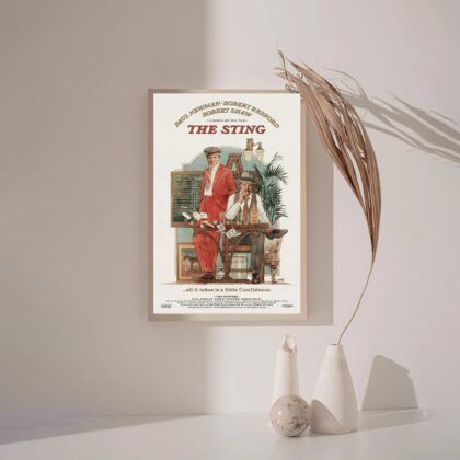 THE STING 1973 MOVIE Poster Canvas Wall Art Home Decor (No Frame)