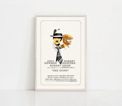 THE STING 1973 MOVIE Poster Canvas Wall Art Home Decor (No Frame)