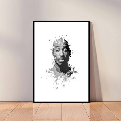 Tupac Shakur 2pac Music Poster Canvas Wall Art Home Decor (No Frame)