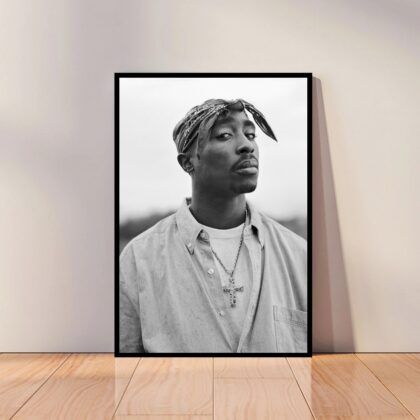 Tupac Shakur 2pac Music Poster Canvas Wall Art Home Decor (No Frame)