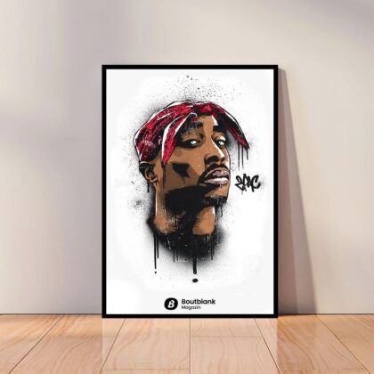 Tupac Shakur 2pac Music Poster Canvas Wall Art Home Decor (No Frame)