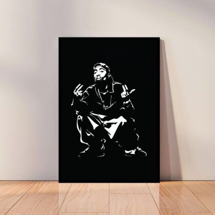 Tupac Shakur 2pac Music Poster Canvas Wall Art Home Decor (No Frame)