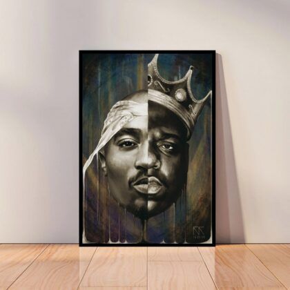 Tupac Shakur 2pac Music Poster Canvas Wall Art Home Decor (No Frame)