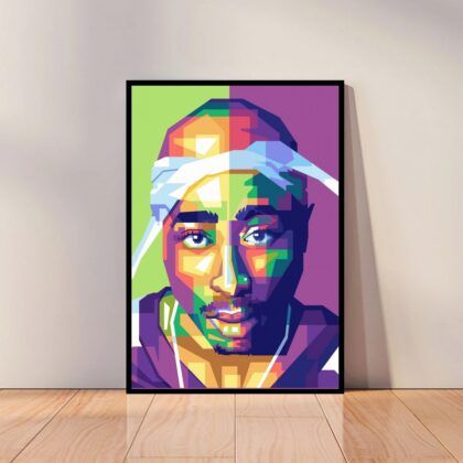 Tupac Shakur 2pac Music Poster Canvas Wall Art Home Decor (No Frame)