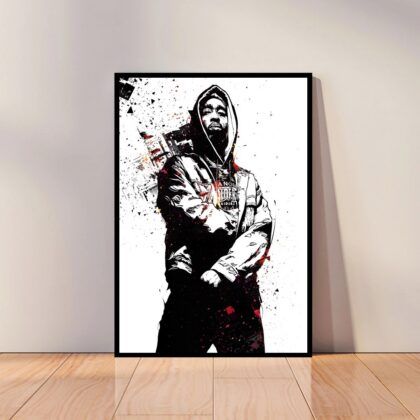 Tupac Shakur 2pac Music Poster Canvas Wall Art Home Decor (No Frame)
