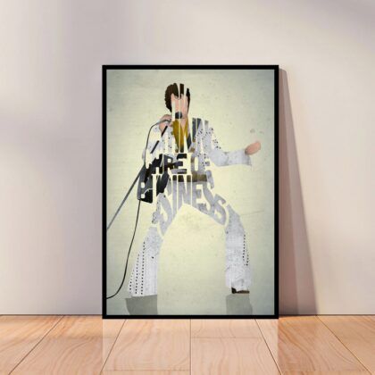 Elvis Presley Music Poster Canvas Wall Art Home Decor (No Frame)