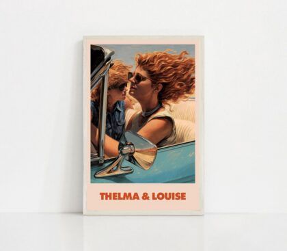 Thelma AND Louise  MOVIE Poster Canvas Wall Art Home Decor (No Frame)