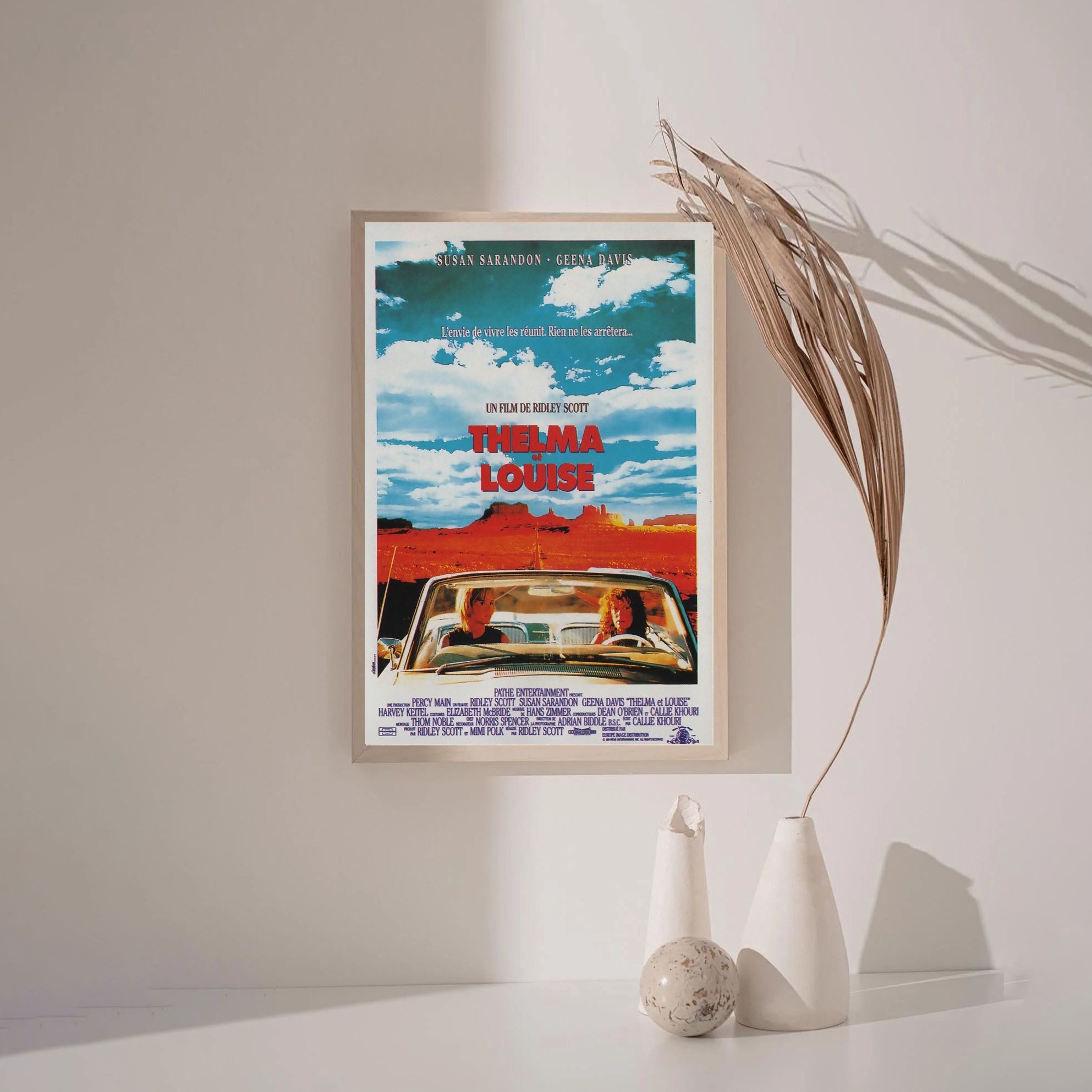 Thelma & Louise MOVIE Poster Canvas Wall Art Home Decor (No Frame)