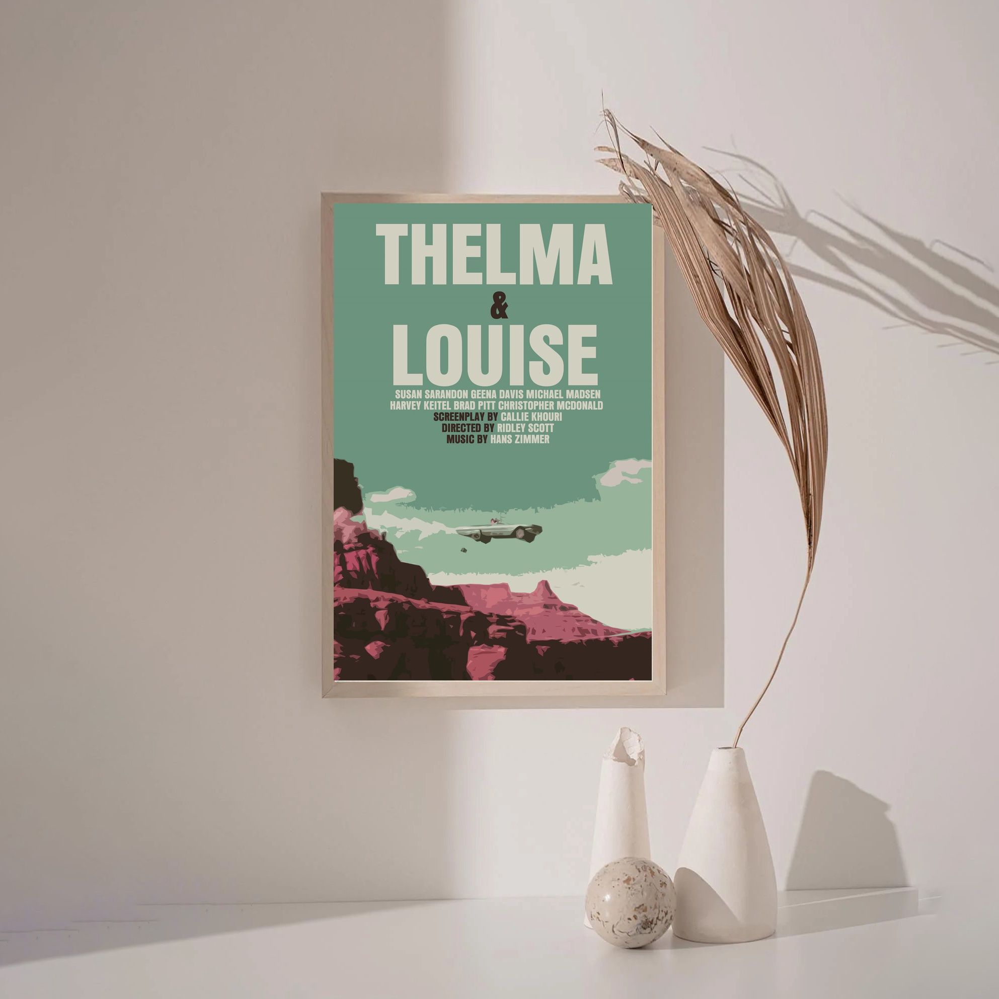 Thelma & Louise MOVIE Poster Canvas Wall Art Home Decor (No Frame)