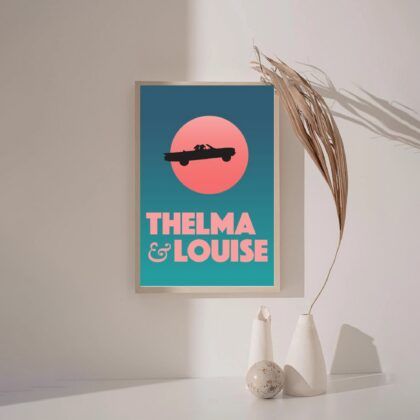 Thelma AND Louise  MOVIE Poster Canvas Wall Art Home Decor (No Frame)