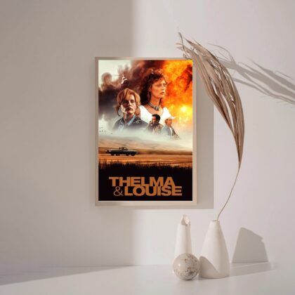 Thelma AND Louise MOVIE Poster Canvas Wall Art Home Decor (No Frame)