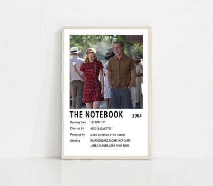 The Notebook 2004 MOVIE Poster Canvas Wall Art Home Decor (No Frame)