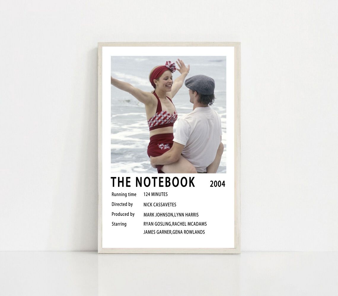 The Notebook 2004 MOVIE Poster Canvas Wall Art Home Decor (No Frame)