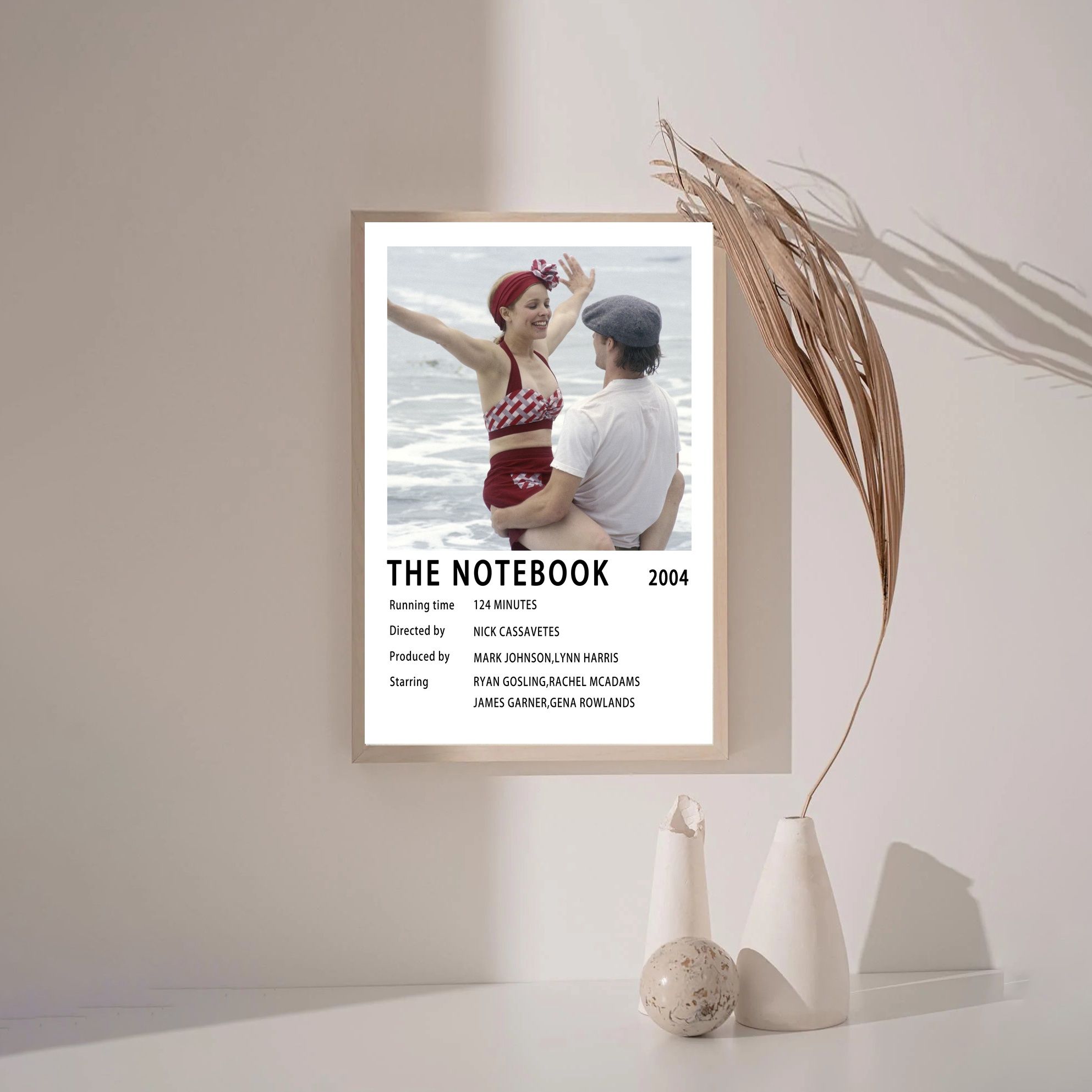 The Notebook 2004 MOVIE Poster Canvas Wall Art Home Decor (No Frame) - Image 3