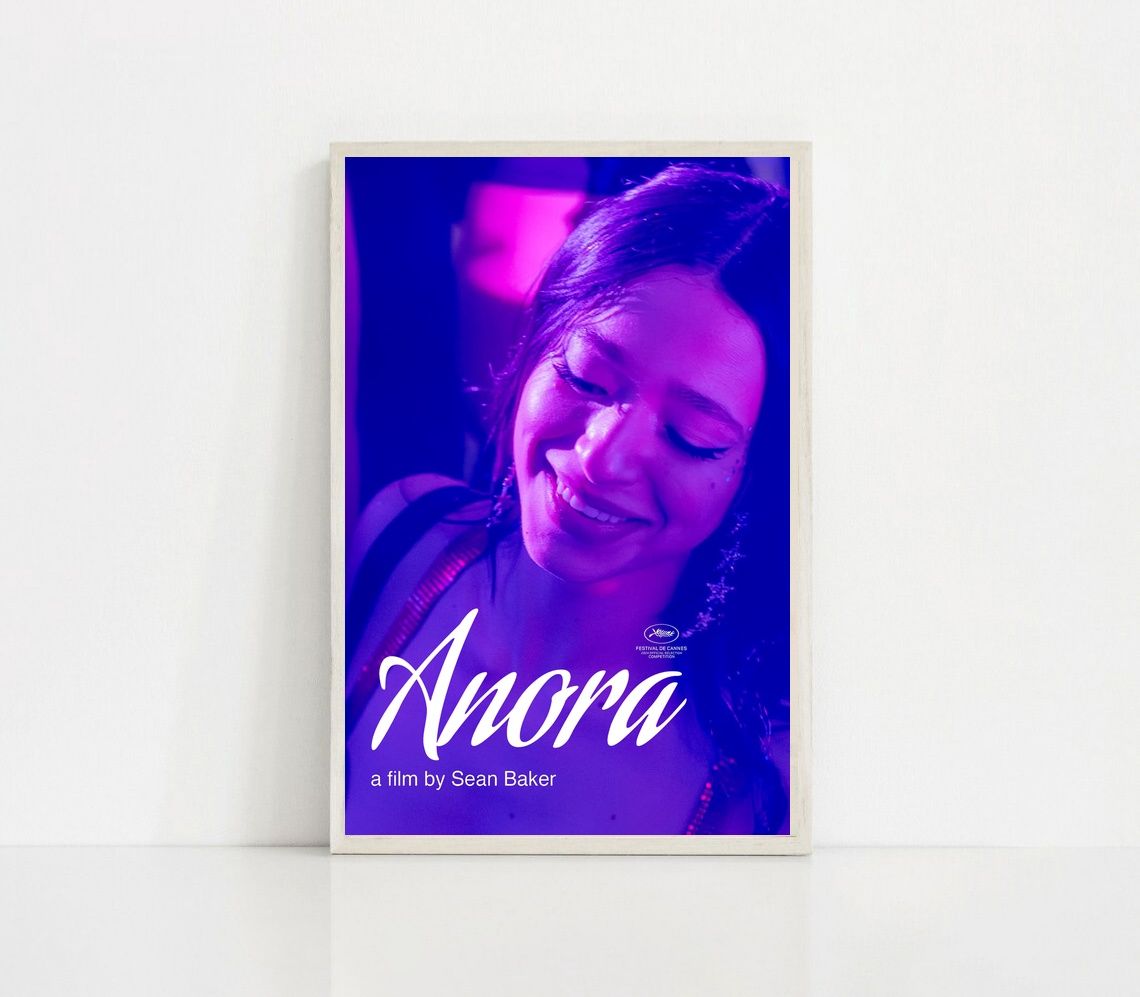 Anora 2025 MOVIE Poster Canvas Wall Art Home Decor (No Frame)