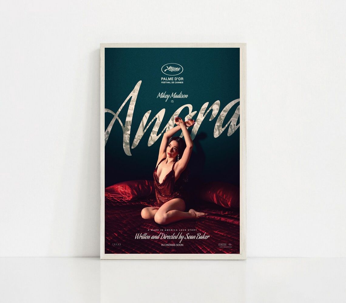 Anora 2025 MOVIE Poster Canvas Wall Art Home Decor (No Frame) - Image 2