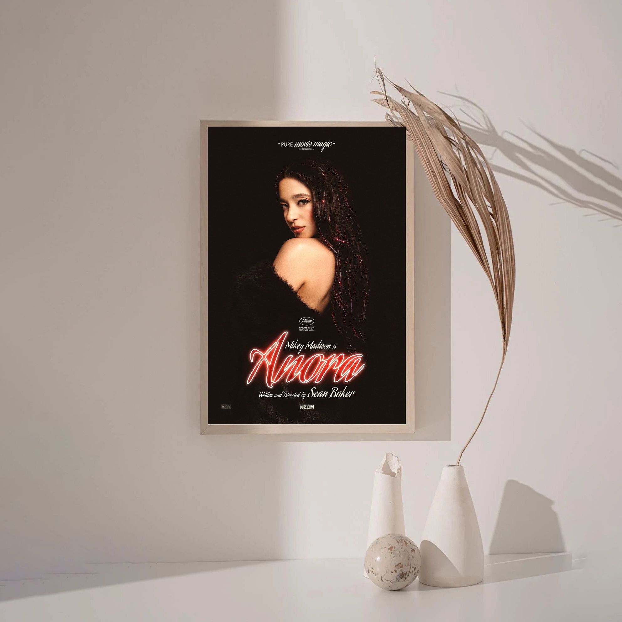 Anora 2025 MOVIE Poster Canvas Wall Art Home Decor (No Frame)