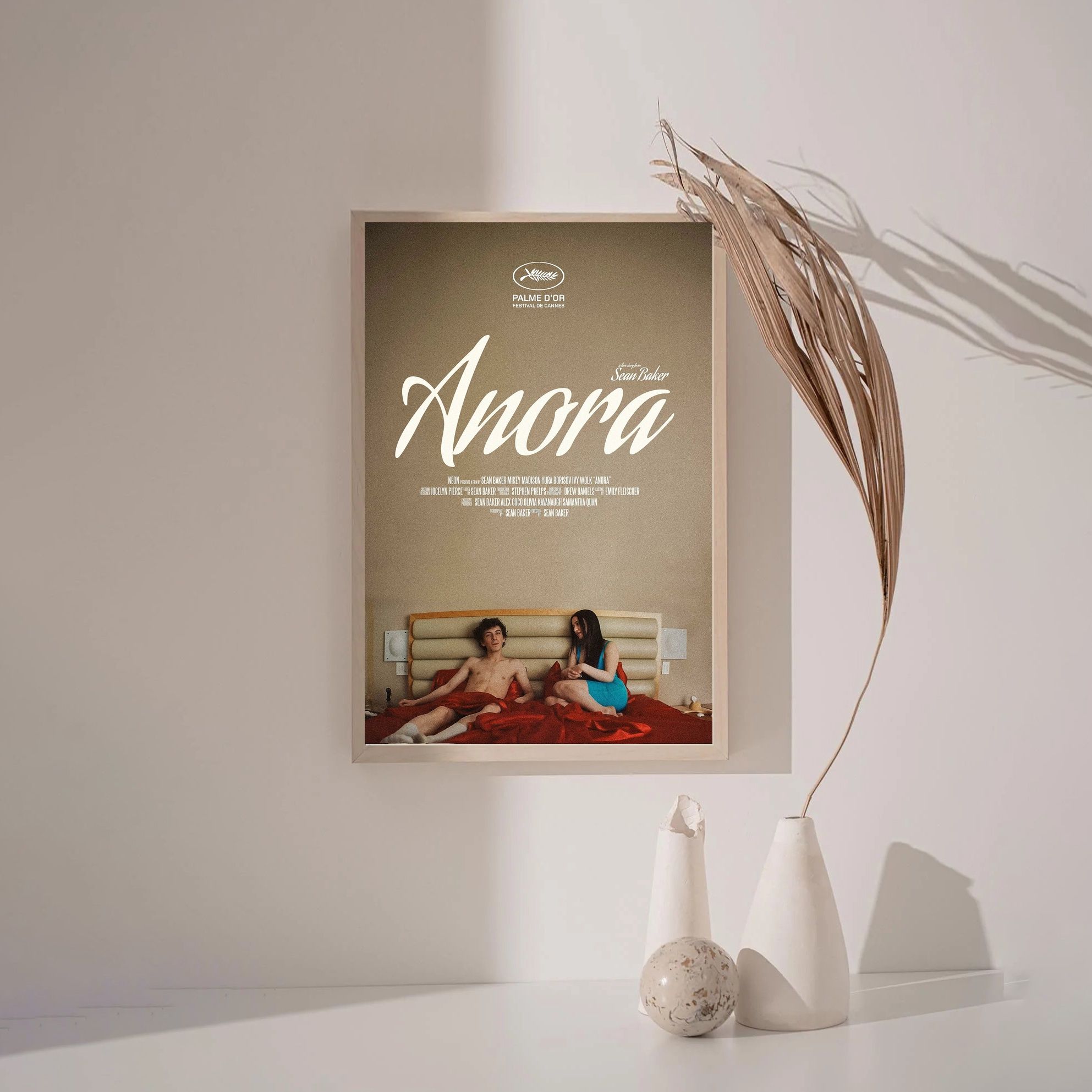 Anora 2025 MOVIE Poster Canvas Wall Art Home Decor (No Frame) - Image 3
