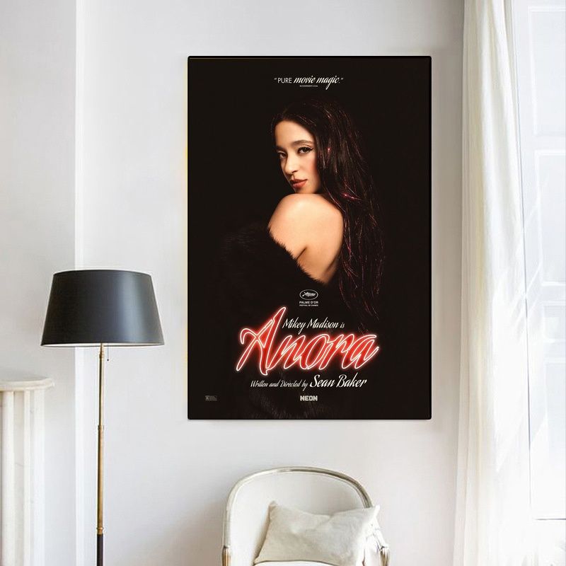 Anora 2025 MOVIE Poster Canvas Wall Art Home Decor (No Frame) - Image 4