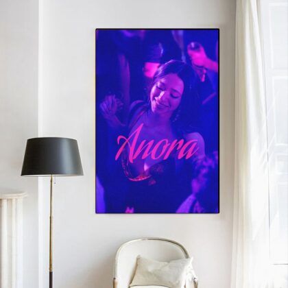 Anora 2025 MOVIE Poster Canvas Wall Art Home Decor (No Frame)