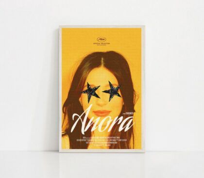 Anora 2025 MOVIE Poster Canvas Wall Art Home Decor (No Frame)