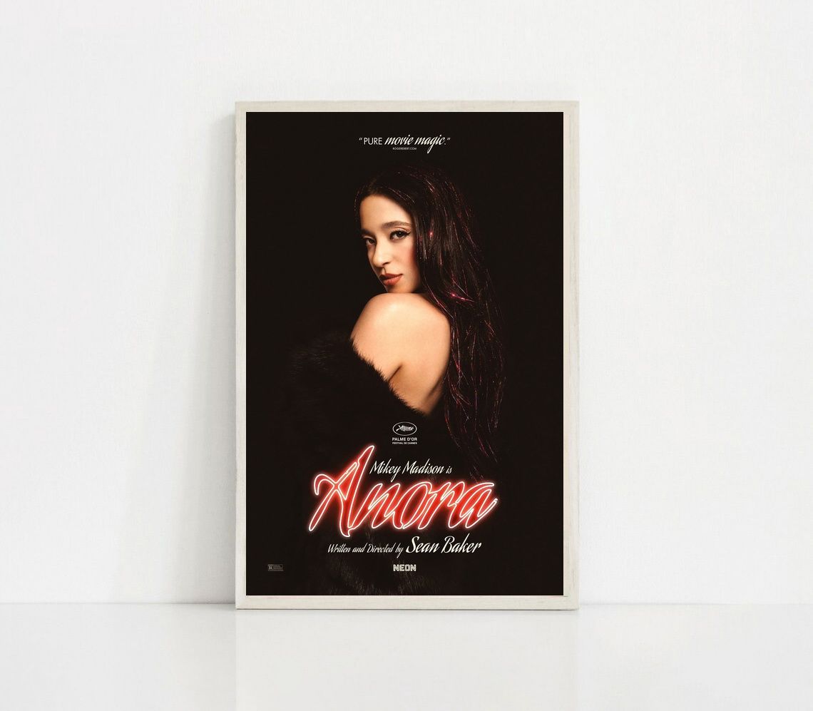 Anora 2025 MOVIE Poster Canvas Wall Art Home Decor (No Frame) - Image 2