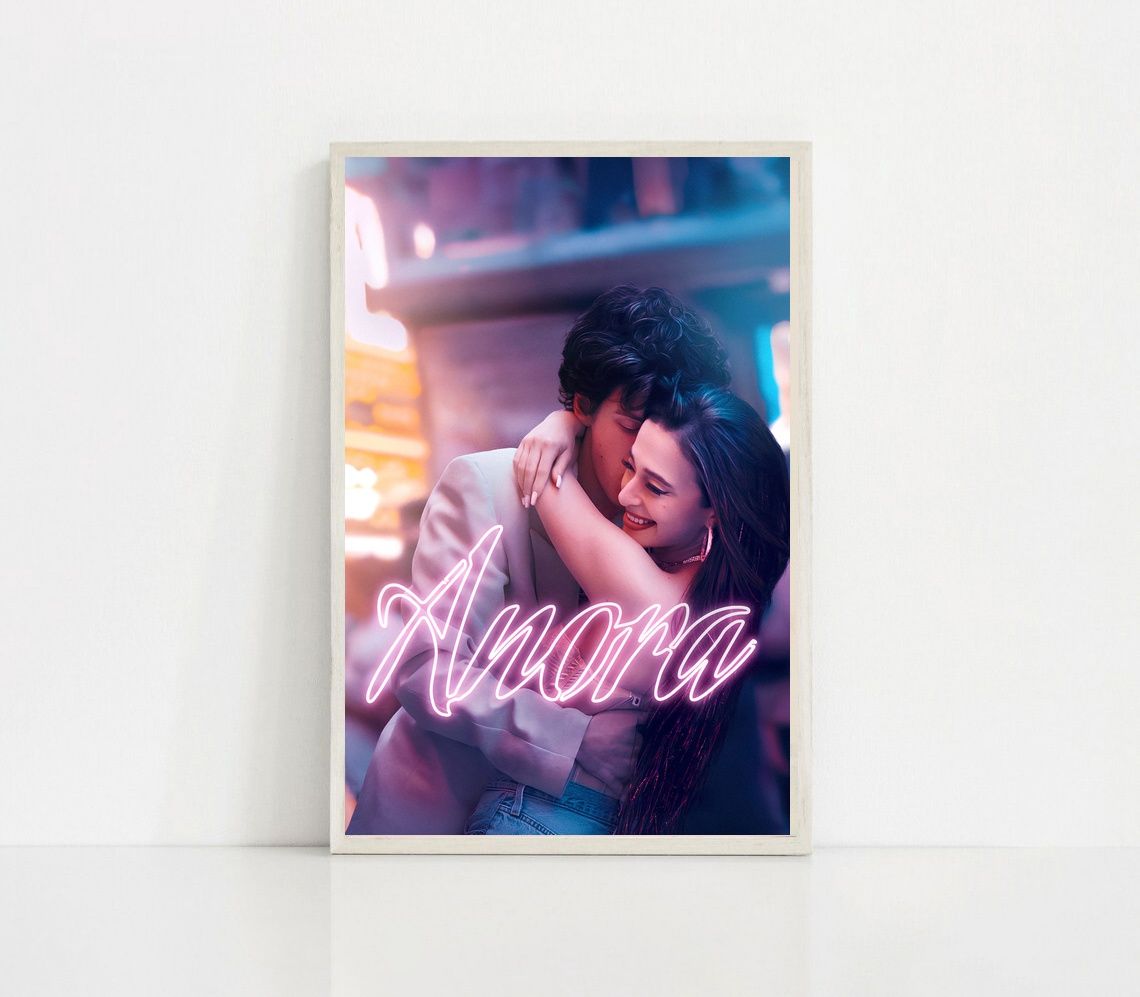Anora 2025 MOVIE Poster Canvas Wall Art Home Decor (No Frame) - Image 2