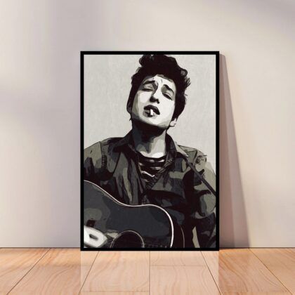 Bob Dylan Music Poster Canvas Wall Art Home Decor (No Frame)