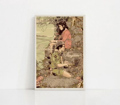 Moonrise Kingdom 2012 MOVIE Poster Canvas Wall Art Home Decor (No Frame)