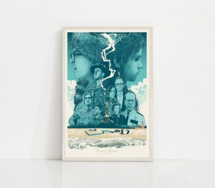 Moonrise Kingdom 2012 MOVIE Poster Canvas Wall Art Home Decor (No Frame)