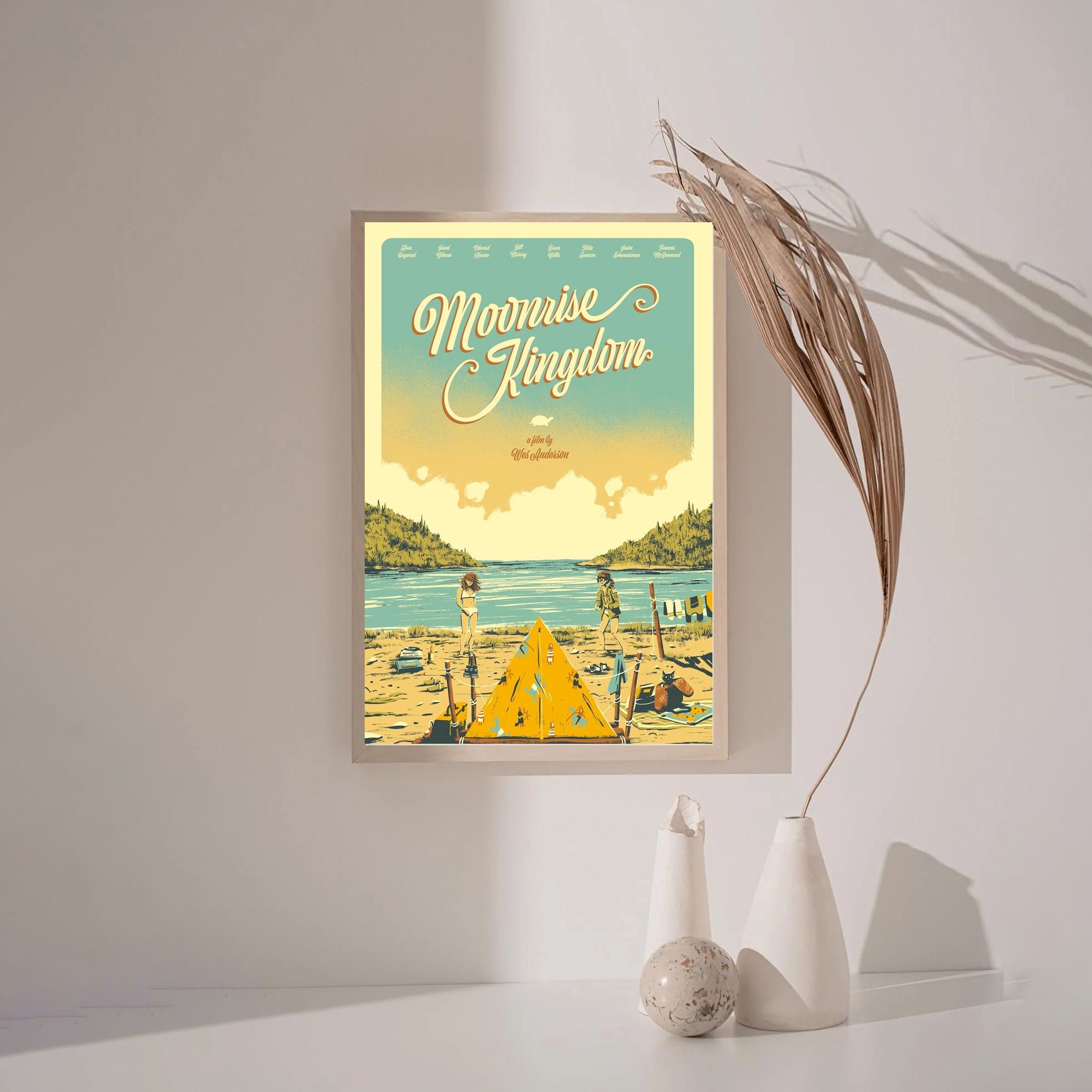 Moonrise Kingdom 2012 MOVIE Poster Canvas Wall Art Home Decor (No Frame) - Image 3