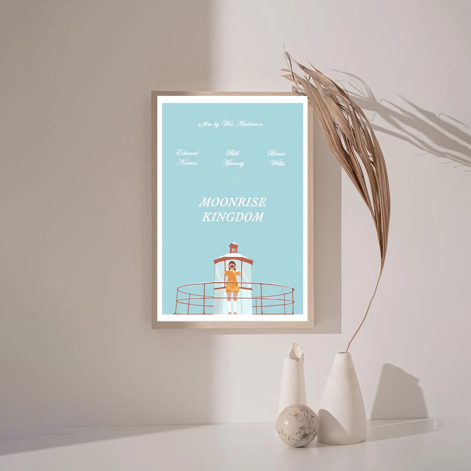 Moonrise Kingdom 2012 MOVIE Poster Canvas Wall Art Home Decor (No Frame) - Image 3