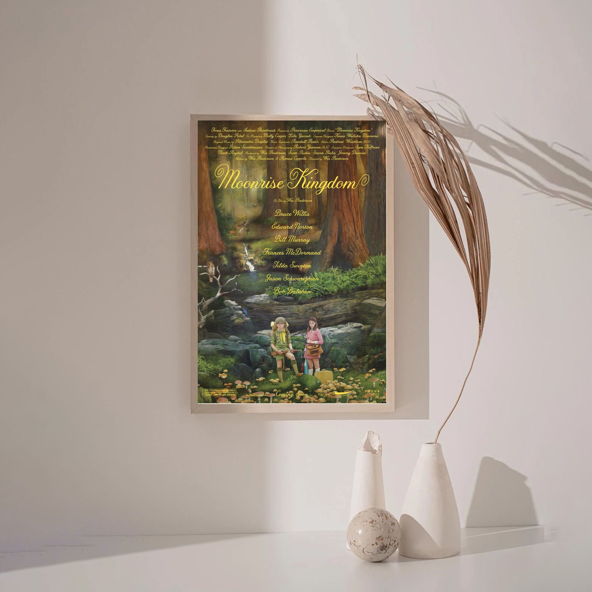 Moonrise Kingdom 2012 MOVIE Poster Canvas Wall Art Home Decor (No Frame) - Image 3