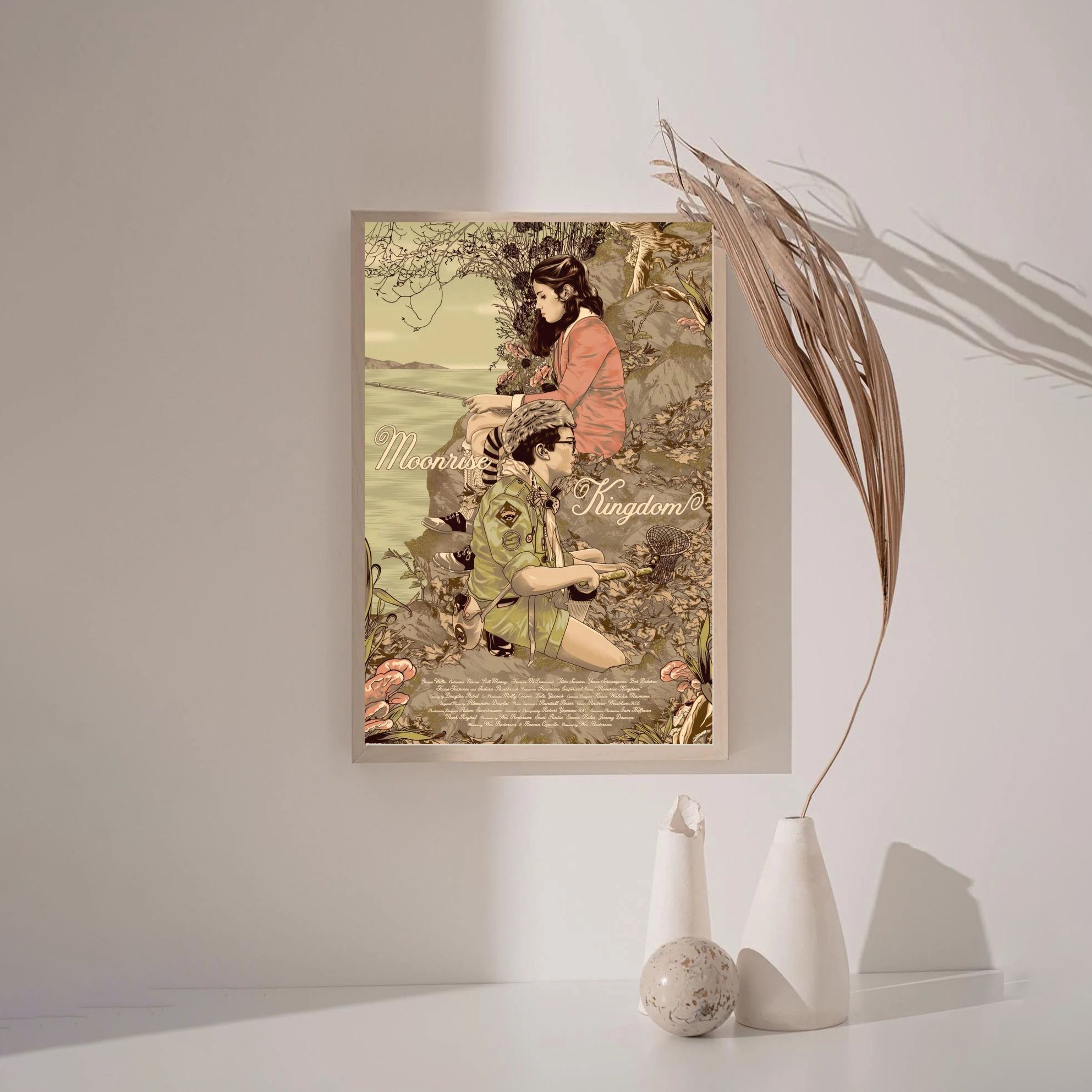 Moonrise Kingdom 2012 MOVIE Poster Canvas Wall Art Home Decor (No Frame) - Image 3